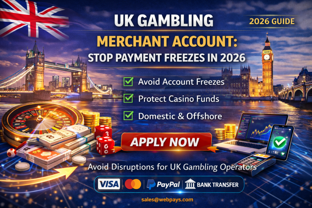 UK Gambling Merchant Account: Stop Payment Freezes in 2026