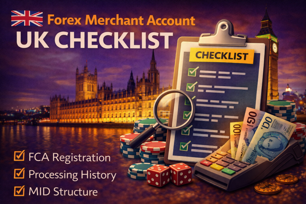 Forex Merchant Account UK Checklist