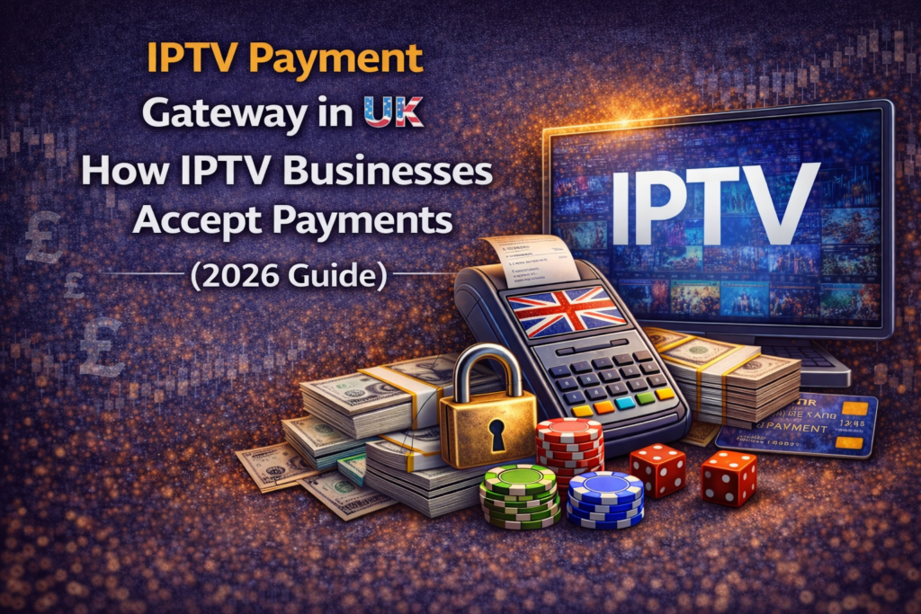 IPTV payment gateway in UK for subscription streaming platforms