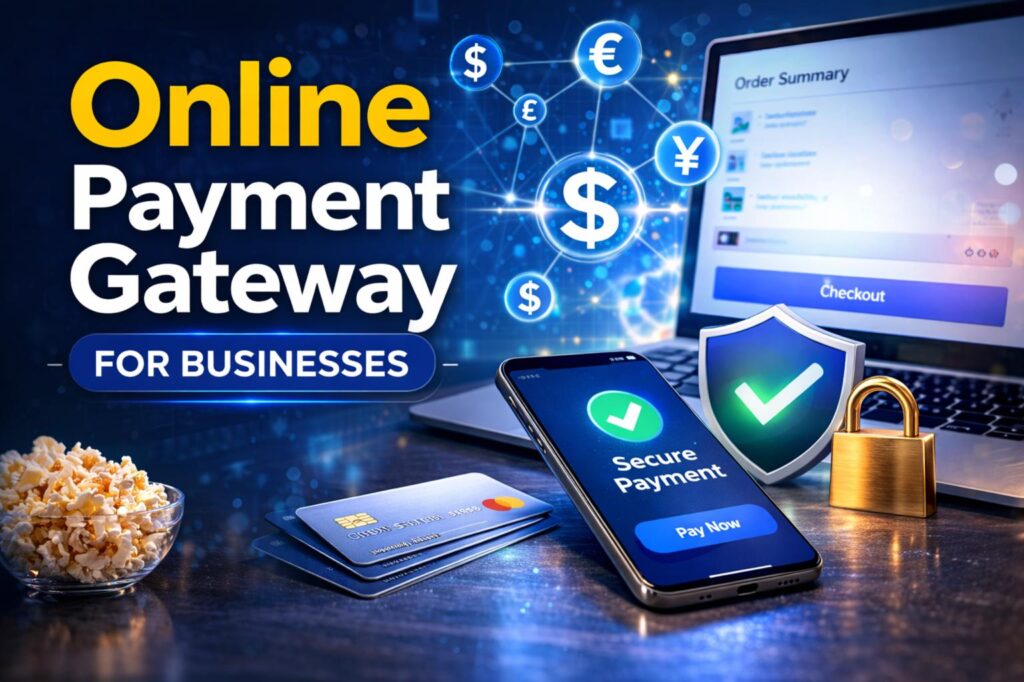 Online payment gateway for businesses accepting secure digital payments