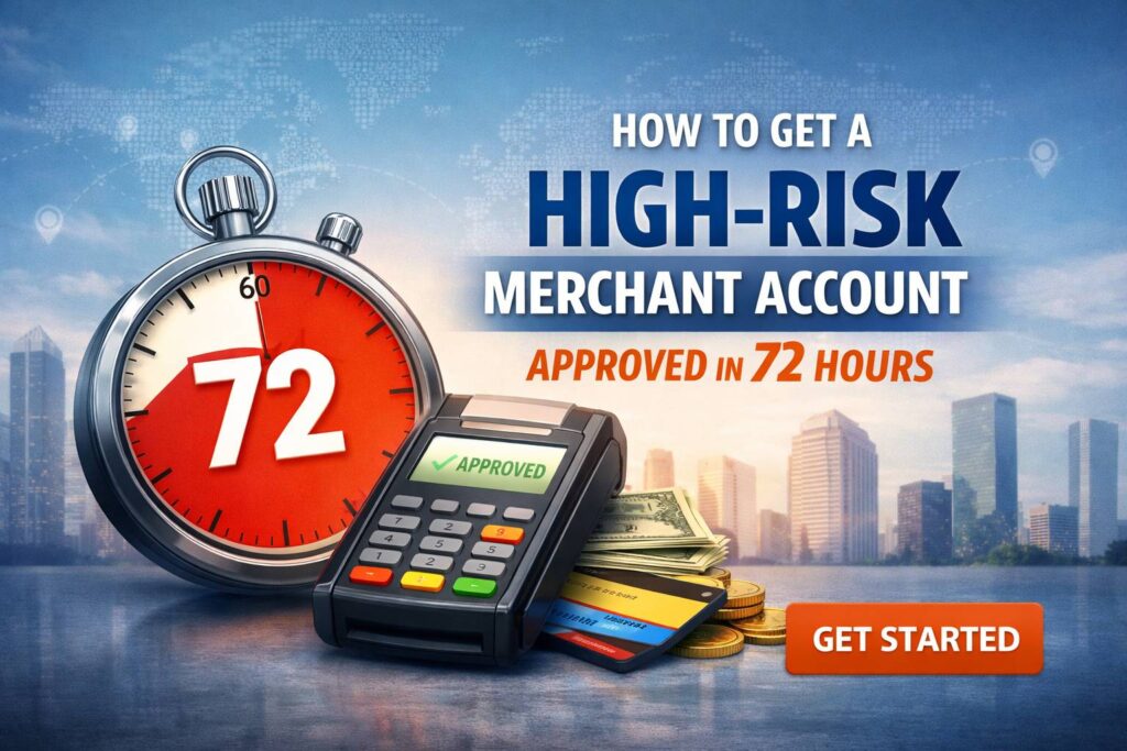 How to Get a High-Risk Merchant Account Approved in 72 Hours