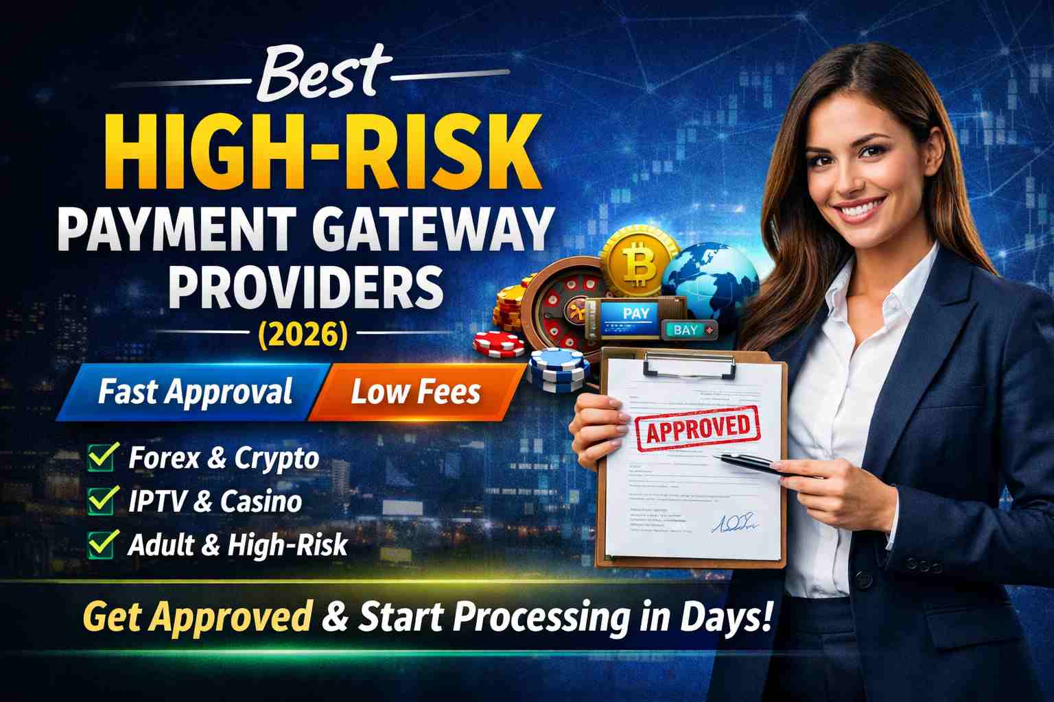 Best High-Risk Payment Gateway Providers (2026) – Fast Approval