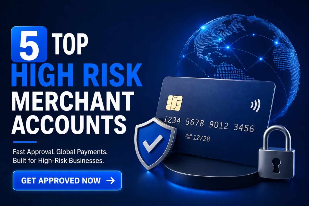 5 Top High Risk Merchant Accounts (2026 Guide to Get Approved Fast)