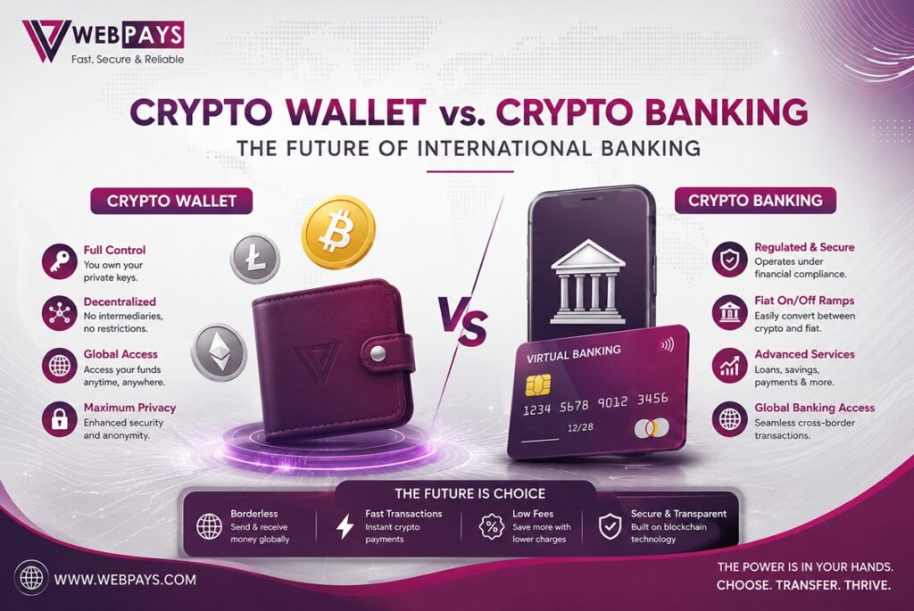 Crypto Wallet vs. Crypto Banking Future of International Banking