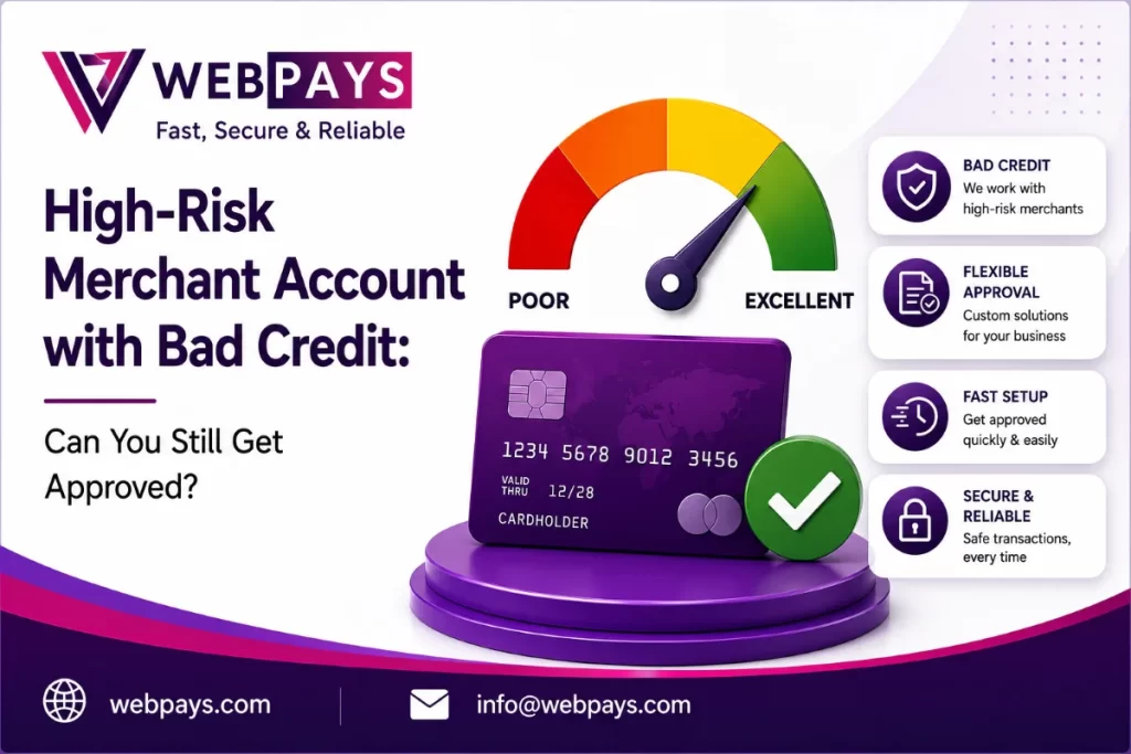 High Risk Merchant Account with Bad Credit