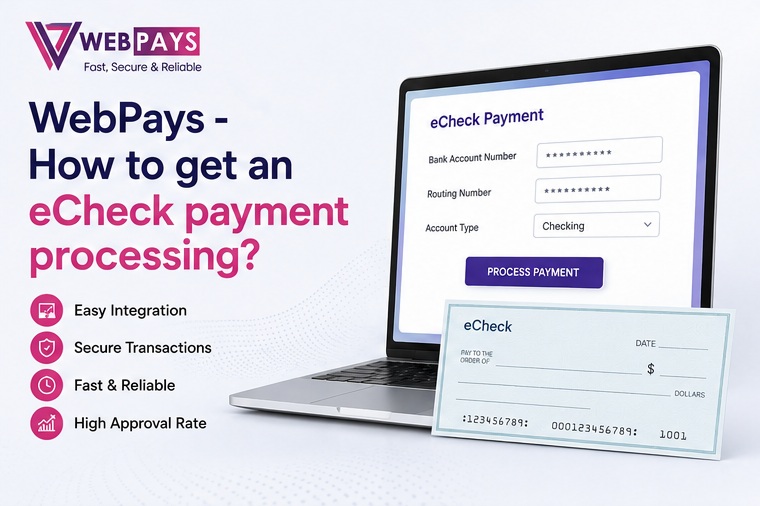eCheck payment processing