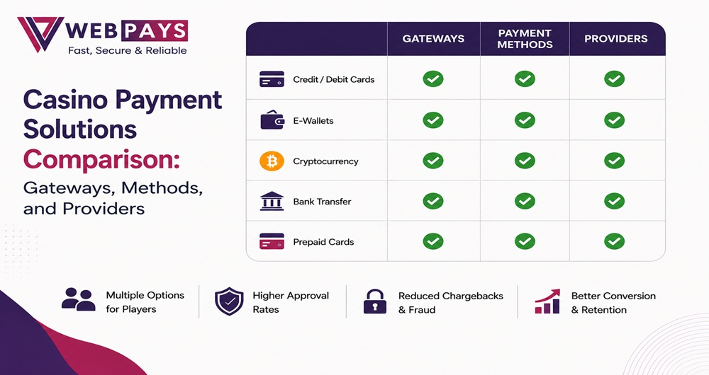 Casino Payment Solutions Comparison
