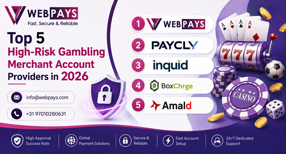 Top 5 Gambling Merchant Account Providers 2026