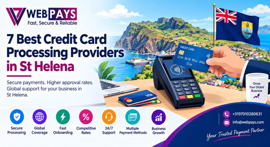 Credit Card Processing Providers in St. Helena