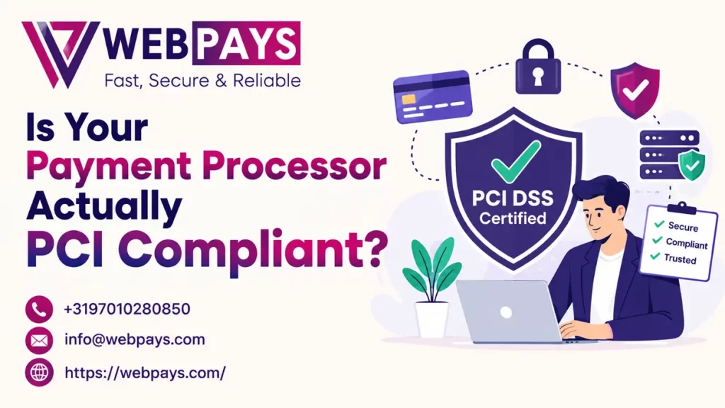 Learn how to verify your payment processor's PCI DSS compliance, check official registries, review an AOC, spot red flags, and protect your business.